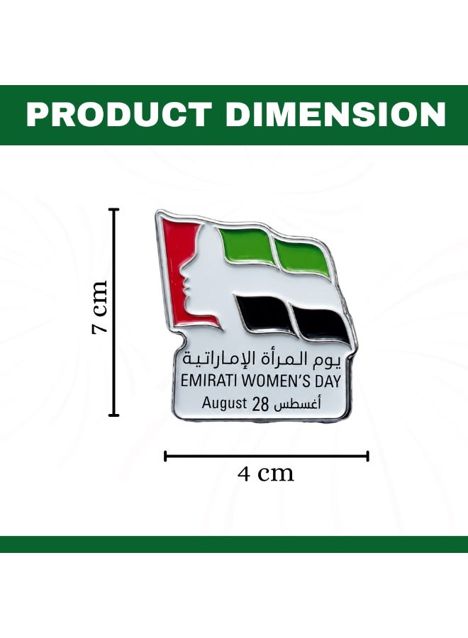 PRINTSHOP4ME Emirati Women's Day Lapel Pin Badges – Enamel Pins for Celebrating August 28th - UAE National Day Gifts for Women – Ideal for Clothing, Bags, and Accessories - Image 4