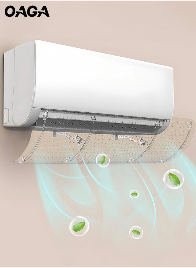 OAGA - Split Air Conditioner Deflector, Ac Deflector Easy Installation Without Punching For Wall, Telescopic Wind Shield for Optimized Airflow Control - Image 1