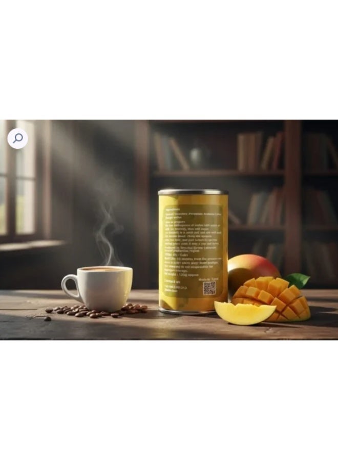 Dpono Mango Coffee – Premium Coffee with Natural Mango Flavor - 125 Gm - Image 3