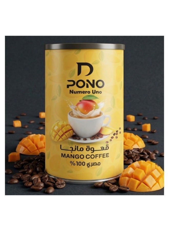 Dpono Mango Coffee – Premium Coffee with Natural Mango Flavor - 125 Gm - Image 1