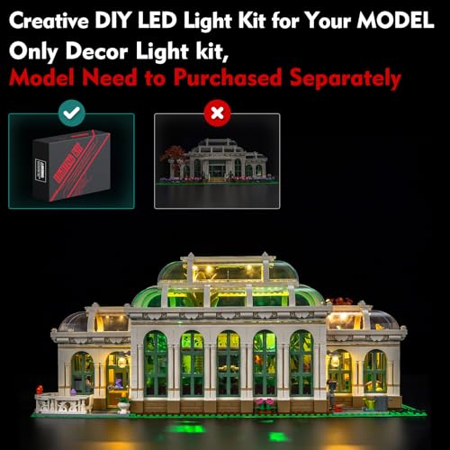 LocoLee LED Light Kit Compatible with Lego The Botanical Garden Creative Lighting Set Accessories Compatible with Lego 21353 Beautiful Botanical Gardens No Models Only Light Customized Version - Image 5