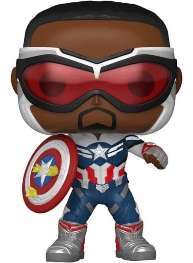 Funko Pop! Marvel: Year of The Shield - Captain America (Sam Wilson) with Shield, Exclusive