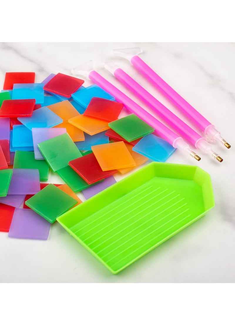 KASTWAVE 75Pcs Painting Glue Clay Wax Tools, Diamond Painting Tools, Diamond Art Wax Set, Diamond Painting Art Drill Bead Dot Pen Kit, 5D Diamond Painting Accessories and Tools  - Image 4