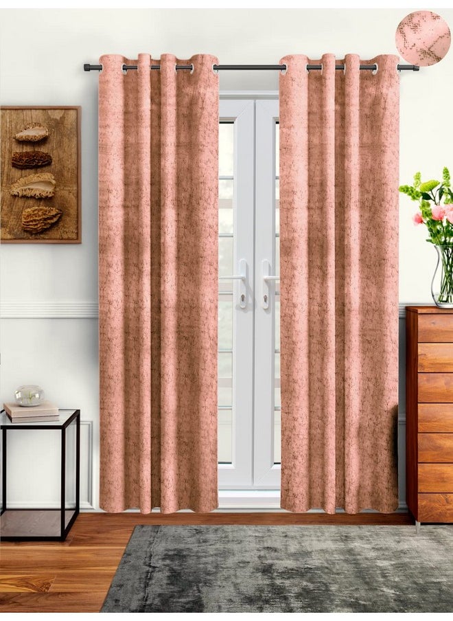 Cortina 2 Piece Solid Design Panel Eyelet Velvet Long Door Curtains - 9 Feet, Rose - pzsku/Z15FBDA2D8E5A211611F4Z/45/_/1737721397/b2eb61b7-ac9b-4844-be69-798b06bd33b9