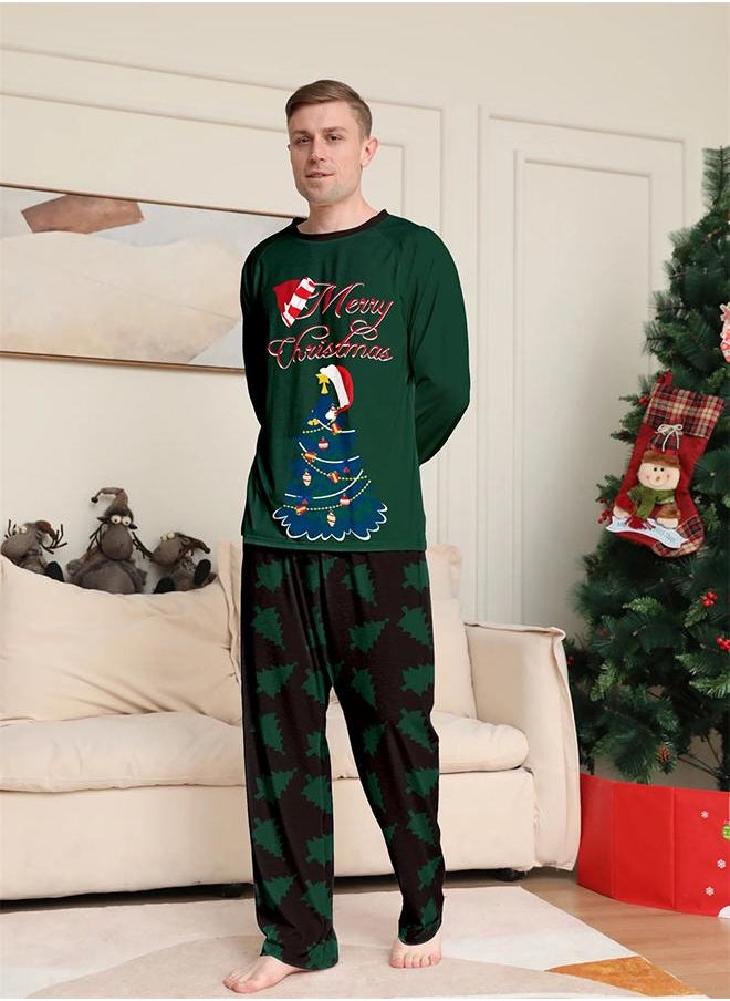 Merry Christmas printed t-shirt with checked pajama set for male - pzsku/Z15FBE84E99E3F98E91D4Z/45/_/1733072345/727e901a-da27-42e3-a140-ebe34f38d361