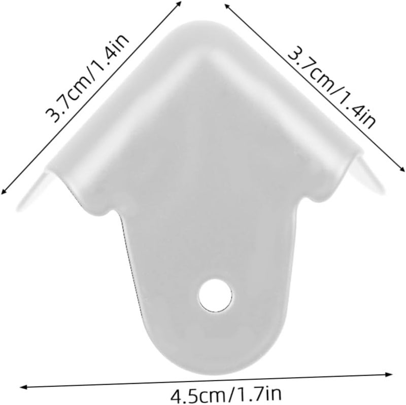 Silver Heavy Duty Metal Edge Corner Protectors 6pcs Durable Shipping Box Guards Professional Full Protection - Image 3