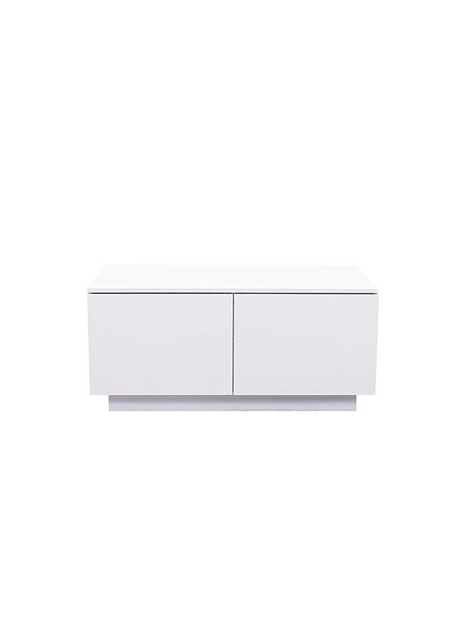 DANUBE HOME Oklahoma Coffee Multifunctional Living Room Table Space Saving Rectangular Center Table Modern Design Furniture 100x60x45cm White  - Image 5