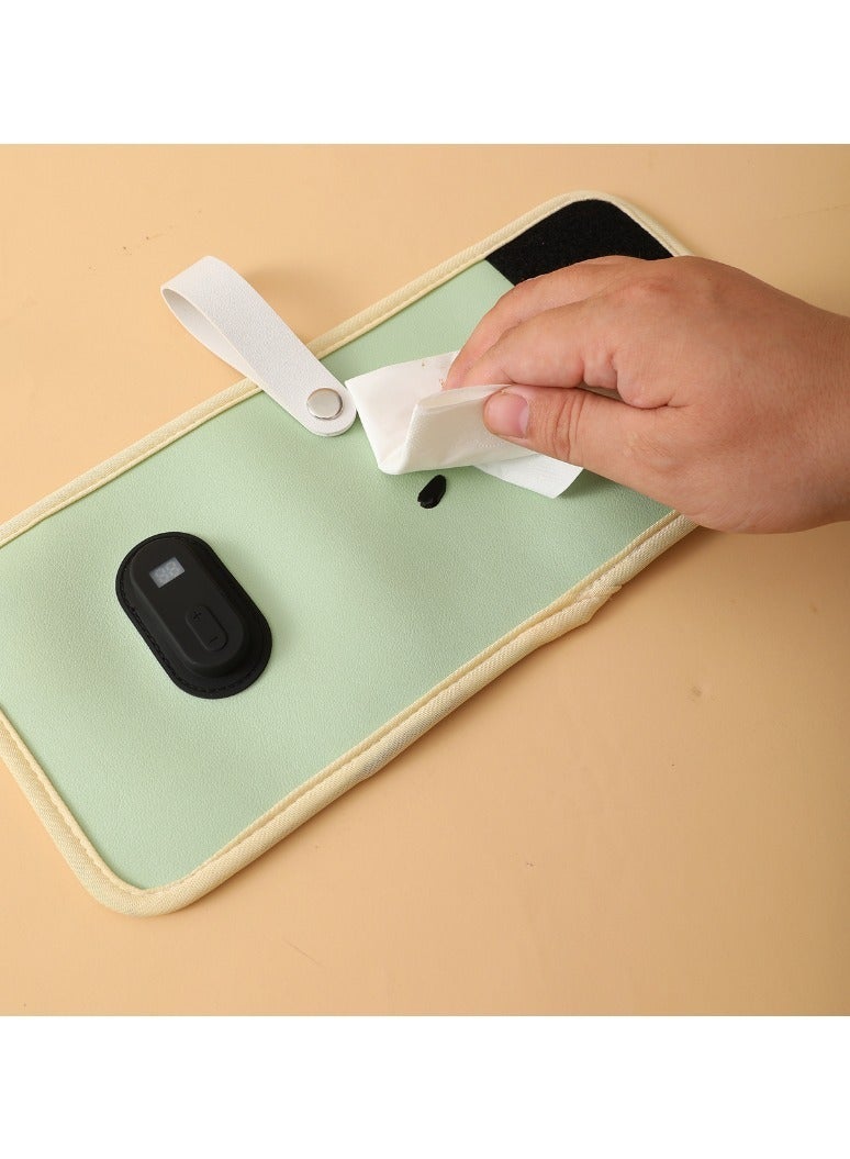 20-Gear Portable Baby Bottle Quick Warmer With Digital Display And Waterproof Thermostatic Bottle Cover (Green) - Image 5