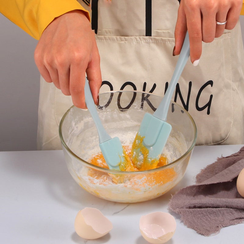 4 Pcs Multifunctional Silicone Baking Set Cake Cream Scrapers With Handles ( ) - Image 4
