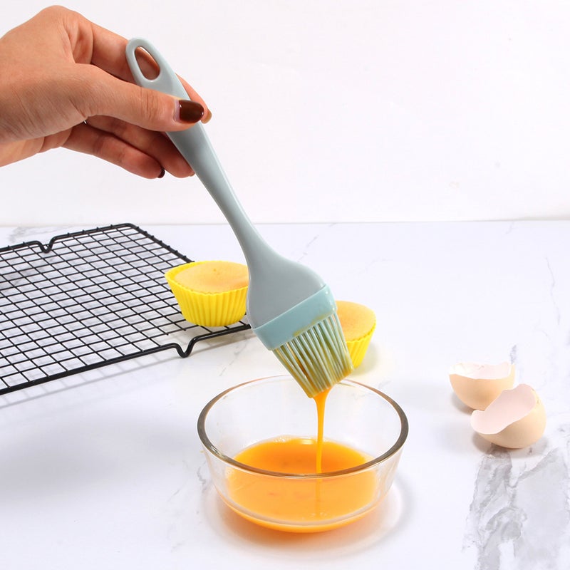 4 Pcs Multifunctional Silicone Baking Set Cake Cream Scrapers With Handles ( ) - Image 3