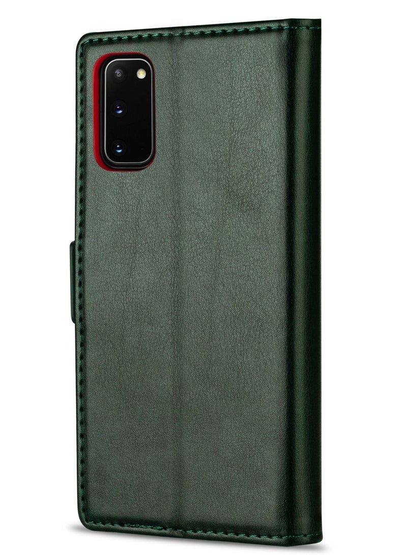 Suteni Flip Cover Hidden Card Slots Leather Phone Case for Samsung - Image 1