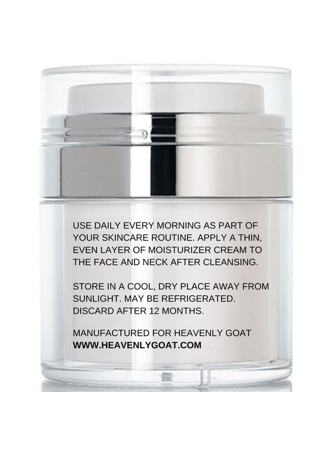LuxeJoie - Heavenly Goat The Am Moisturizer 1.69 Oz Goat Milk Face Cream Microbiome Skincare Prebiotic Probiotic Ceramides - Image 1