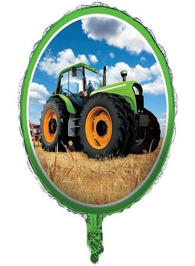 Creative Converting 318057 Tractor Time Foil Balloon, 18", Multicolor - Image 1