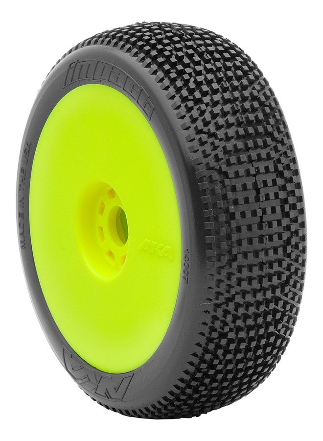 AKA Products INC. 18 Buggy Impact Soft Long Wear EVO Mntd YEL AKA14007XRY RC Tire