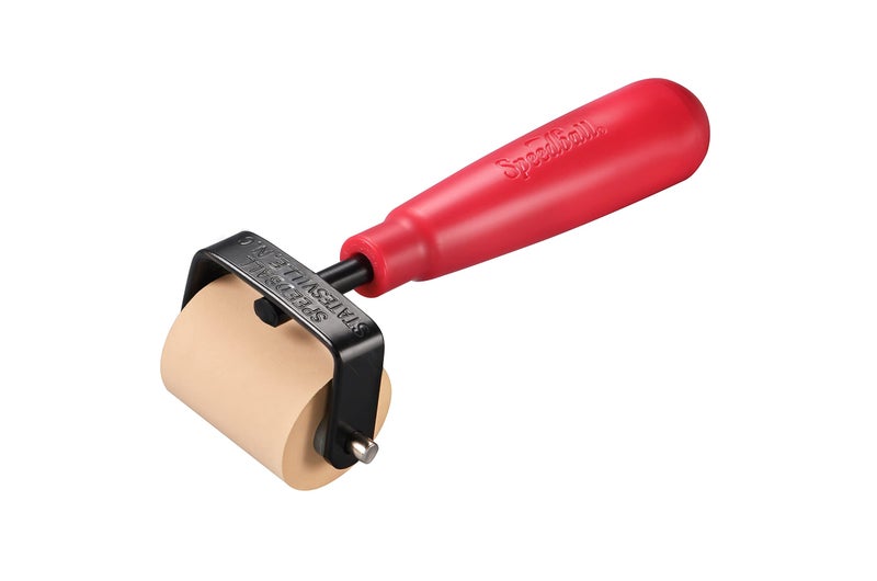 Speedball Soft Rubber Brayer, 1.5-Inch - Roller For Printmaking, Gel & Block Printing and Crafting - Made in USA - Image 4
