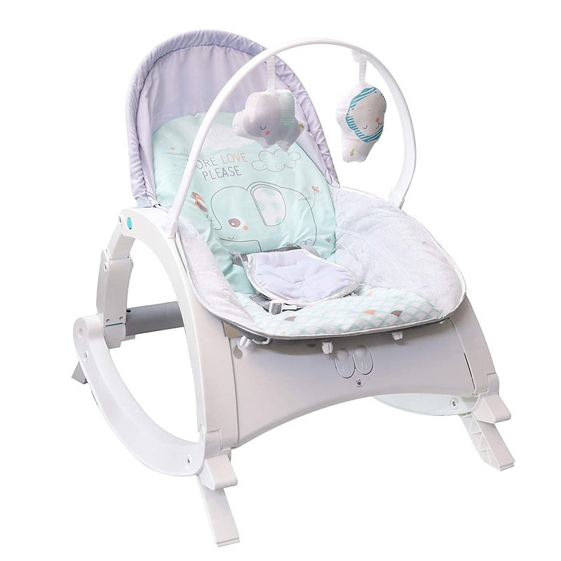 Fiddlys Newborn to Toddler Rocker Chair with Music and Vibration Function, Adjustable Mode, Assorted Design & color - Image 1