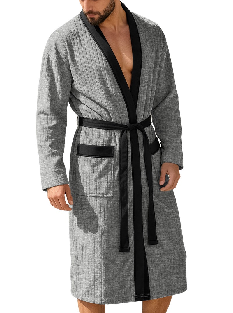 Waffle Robe for Men Women Polyester Breathable
