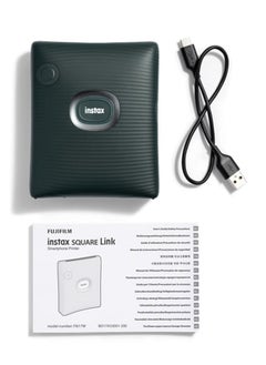 FUJIFILM Instax Square Link Smartphone Printer Photo Kit Green  - Image 3