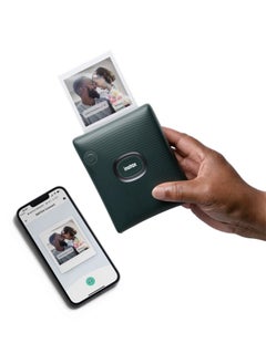 FUJIFILM Instax Square Link Smartphone Printer Photo Kit Green  - Image 2