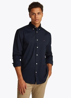 TOMMY HILFIGER Core Flex Button Down  Regular Fit Poplin Shirt  - Image 1