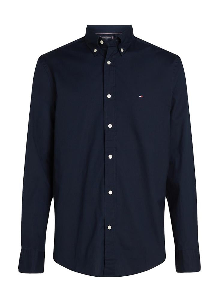 TOMMY HILFIGER Core Flex Button Down  Regular Fit Poplin Shirt  - Image 5
