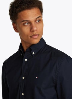 TOMMY HILFIGER Core Flex Button Down  Regular Fit Poplin Shirt  - Image 3
