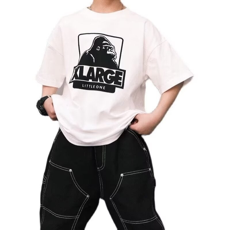 Boys' Short-Sleeved T-Shirt 2024 Korean Style Cartoon Children'S Loose T-Shirt Trendy - Image 1