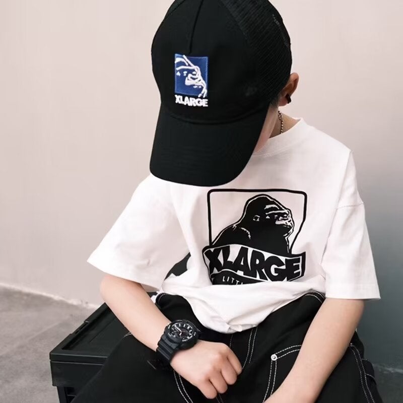 Boys' Short-Sleeved T-Shirt 2024 Korean Style Cartoon Children'S Loose T-Shirt Trendy - Image 2