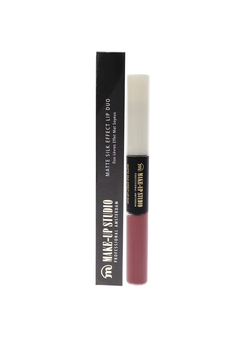 Make-Up Studio - Matte Silk Effect Lip Duo - Cherry Blossom for Women - 2 x 0.1 oz Lipstick - Image 1