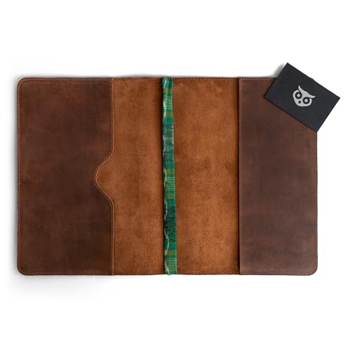 Hide & Drink, Journal Cover Compatible with Moleskine XL (7.5 x 9.75 in) with Strap, Refillable Case, Personal Planner, Full Grain Leather, Handmade Office & Work Essentials (Bourbon Brown) - Image 5