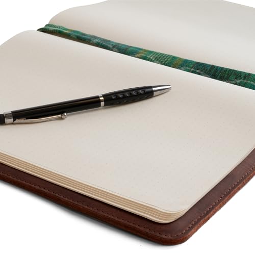 Hide & Drink, Journal Cover Compatible with Moleskine XL (7.5 x 9.75 in) with Strap, Refillable Case, Personal Planner, Full Grain Leather, Handmade Office & Work Essentials (Bourbon Brown) - Image 3