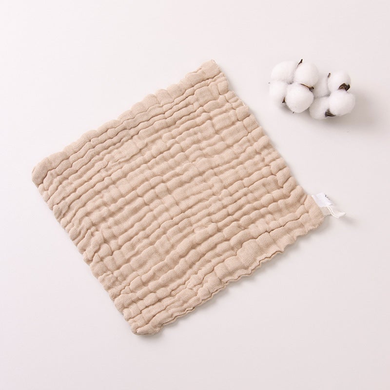 Six-Layer Gauze Saliva Towel Ins Pure Cotton Baby Towel Newborn Spit-Up Towel Baby Square Towel - Image 1