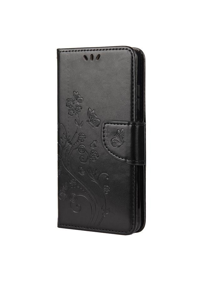 S-TOP Case For Samsung Galaxy A32 4G Butterfly Flower Pattern Horizontal Flip Leather Case with Holder & Card Slots & Wallet - Image 2