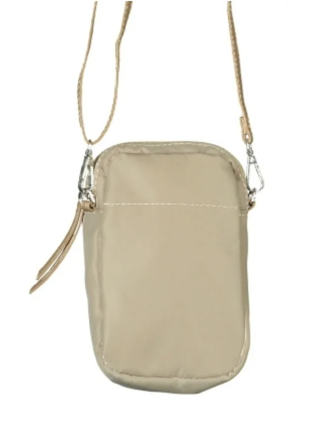 هايليز Beige Nylon Crossbody Bag