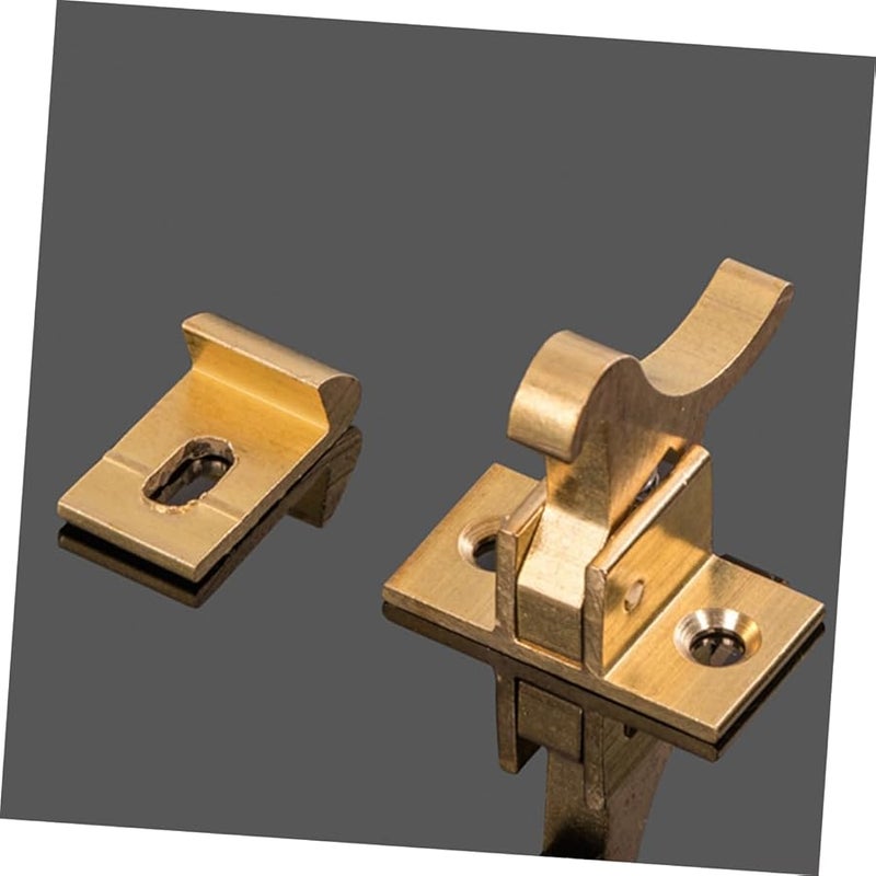 Jojofuny 6Pcs Golden Copper Window Lock For Extra Security Easy Installation - Image 5