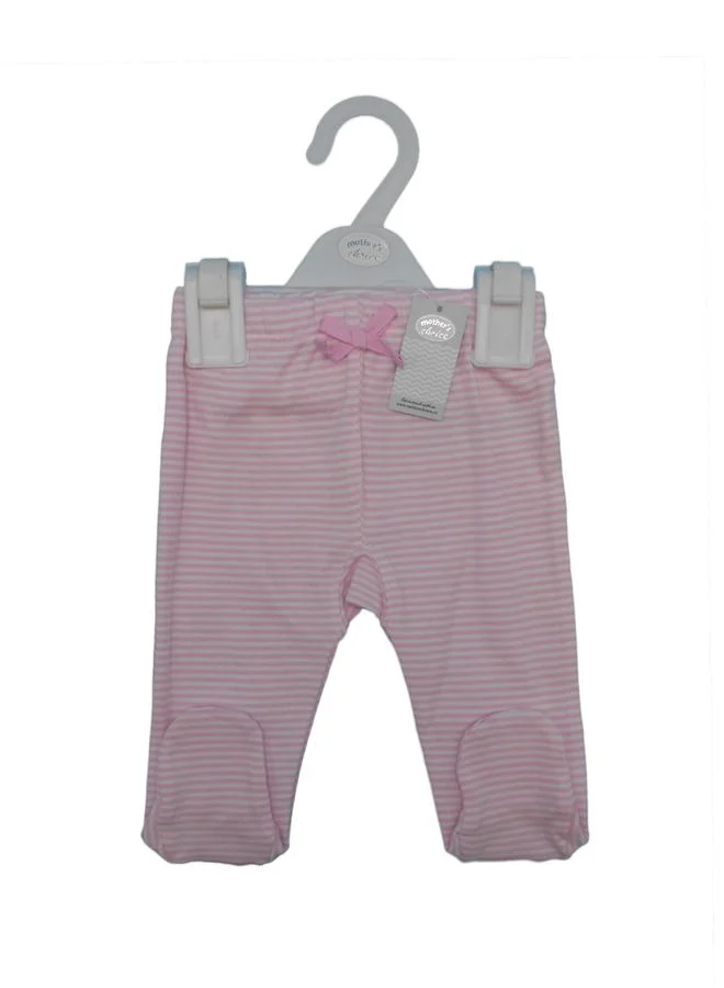 Mothers Choice Pack of 2 - Super Soft Cotton Baby Footed Pants