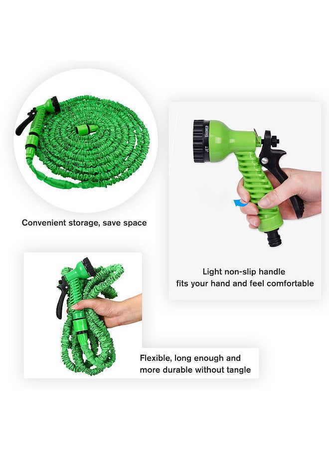 Generic Garden Hoses for Outdoors 100 Feet Expandable Water Hose Flexible Lawn Hose with Connector for Car Washing Garden Watering  - Image 3