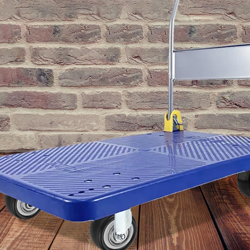 GALPADA 4Pcs 1 5 Inch Black Heavy Duty Silent Swivel Caster Wheels for Hand Trucks Utility Carts - Image 5