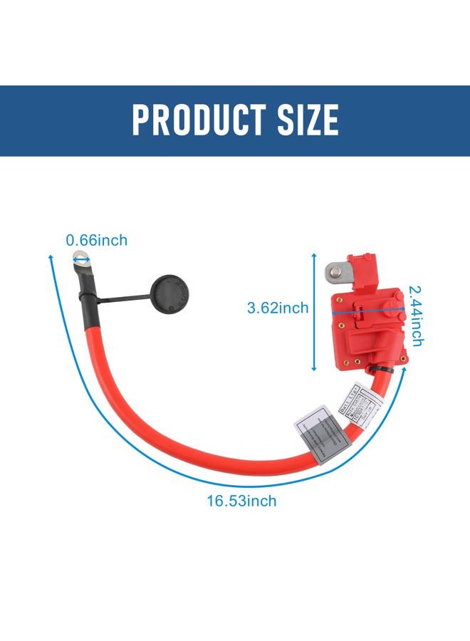 JDMSPEED New Positive Battery Cable Lead 61129217031 61126988974 For BMW E90 E91 E92 3 Series - Image 4