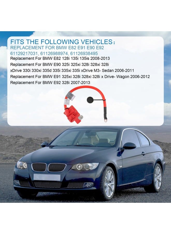 JDMSPEED New Positive Battery Cable Lead 61129217031 61126988974 For BMW E90 E91 E92 3 Series - Image 2