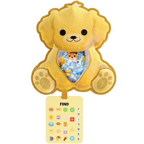 Vango BIZYBOO - The Original Seek & Find Plush - Hidden Object Search Problem Solving Educational Matching Game for Kids 2 and Up (Bloopy) - Image 1