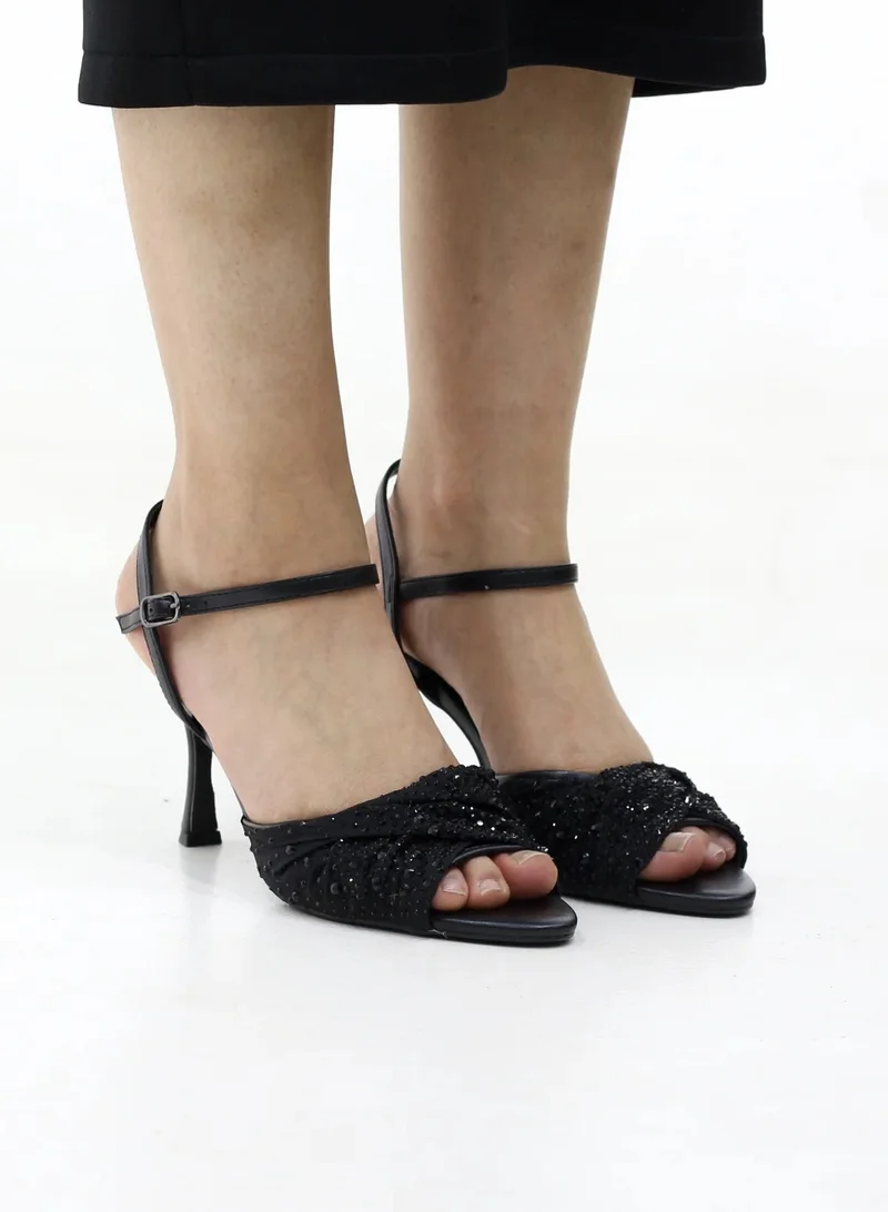 LAMARAPARIS LIORA HIGH HEEL WITH SPARKLING RHINESTONES