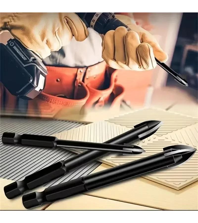 1pc Hex Ceramic Tile Drill Bit For Concrete Ceramic Cutting 5mm Opener Tool - Image 4