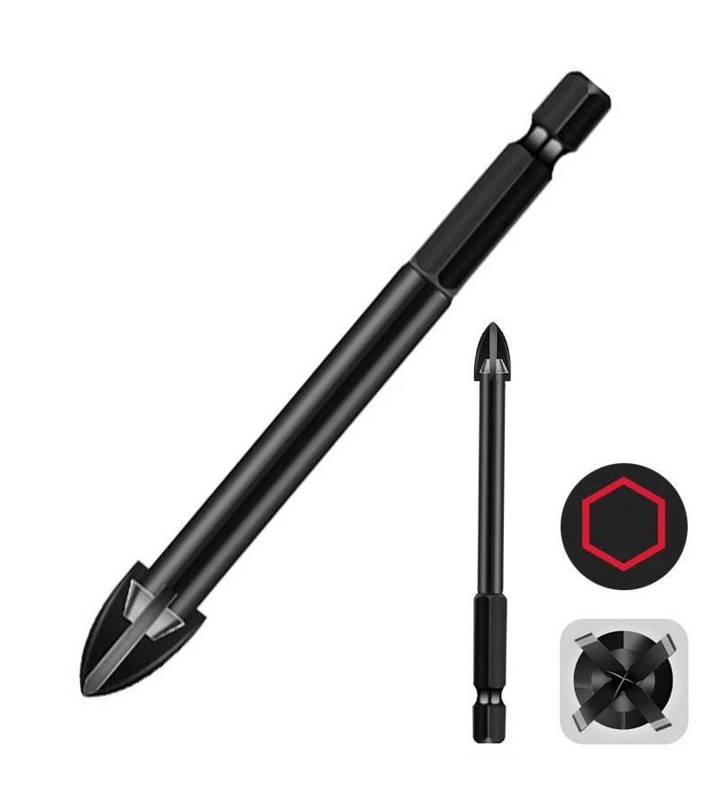 1pc Hex Ceramic Tile Drill Bit For Concrete Ceramic Cutting 5mm Opener Tool - Image 1