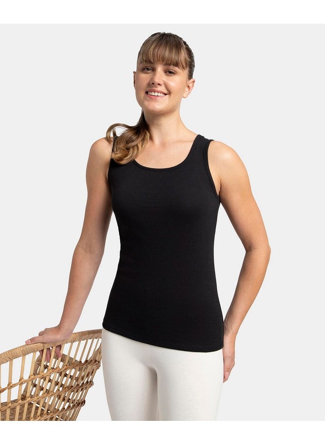 جوكي بلوزة نسائية ضيقة من Jockey A113_Black_M  - Image 3