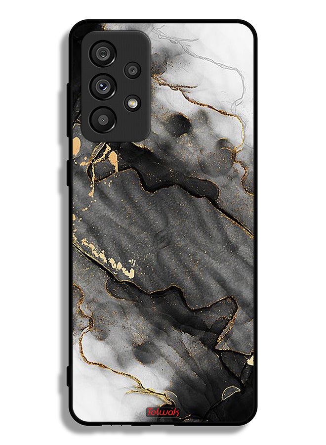 Tolwak Samsung Galaxy A73 5G Protective Case Cover Glitter Marble - Image 1