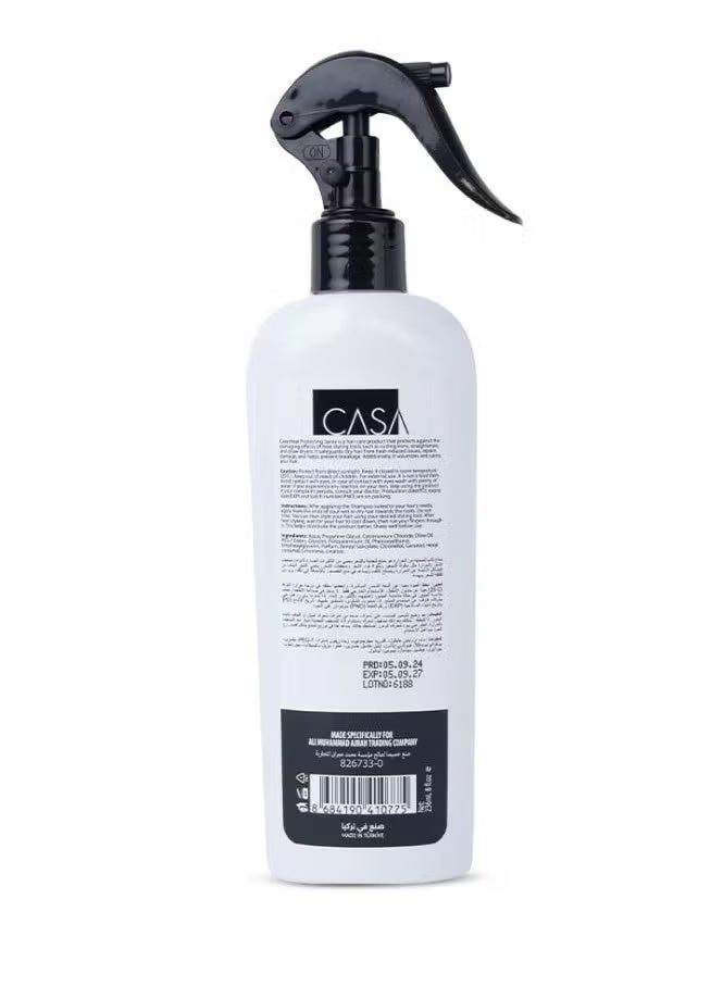 كازا بخاخ حماية الشعر من الحرارة حتى 450 فهرنهايت – يقلل التقصف ويمنح لمعة صحية – 237 مل - Image 2