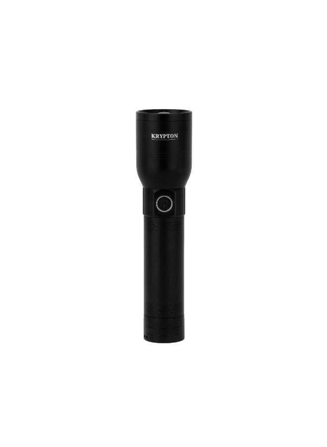 KRYPTON LED Flashlight with Power Bank – 8000mAh Battery, 2500 Lumens, 2000M Beam Range | CREE LED, 6 Light Modes (SOS, Flash), Type-C Charging | 12-Hour Runtime, Lightweight Aluminum Body | Ideal for Camping, Travel, Emergency - Image 1