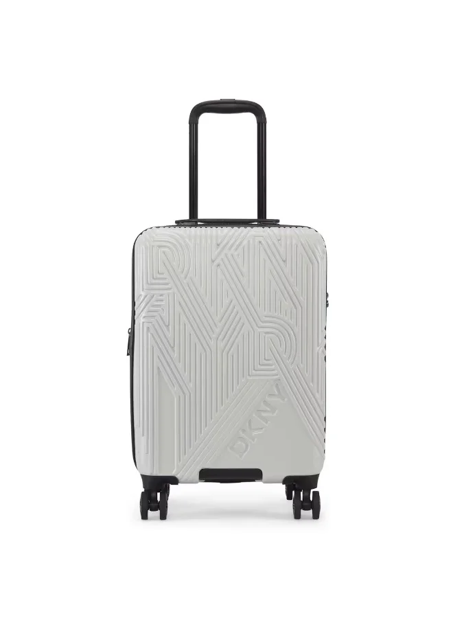 دكني حقيبة سفر  سيتي سكيب بعجلات للجنسين خفيفة الوزن  بعجلات دوارة لون رمادي جليدي