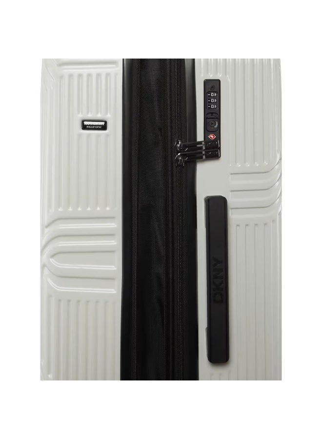 دكني حقيبة سفر  سيتي سكيب بعجلات للجنسين خفيفة الوزن  بعجلات دوارة لون رمادي جليدي - Image 4